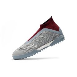 Paul Pogba PP adidas Predator Tango 18+ Turf fodboldstøvler - Grå Rød_4.jpg